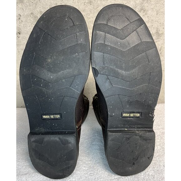 RED WING Irish Setter Work Boots Sz 12 E2 Farmington Brown Leather 83603 Lace Up - Picture 7 of 10